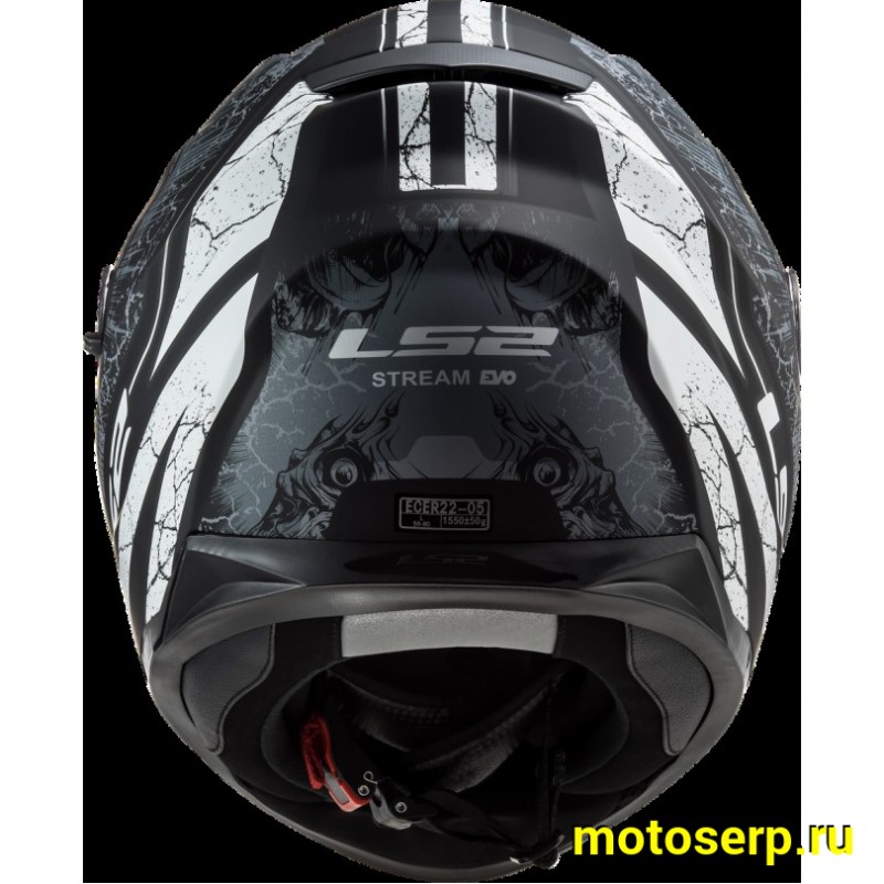 Купить  Шлем закрытый LS2 FF320 STREAM EVO THRONE Matt BlackTitanium (M) интеграл (шт) (LS2 купить с доставкой по Москве и России, цена, технические характеристики, комплектация фото  - motoserp.ru