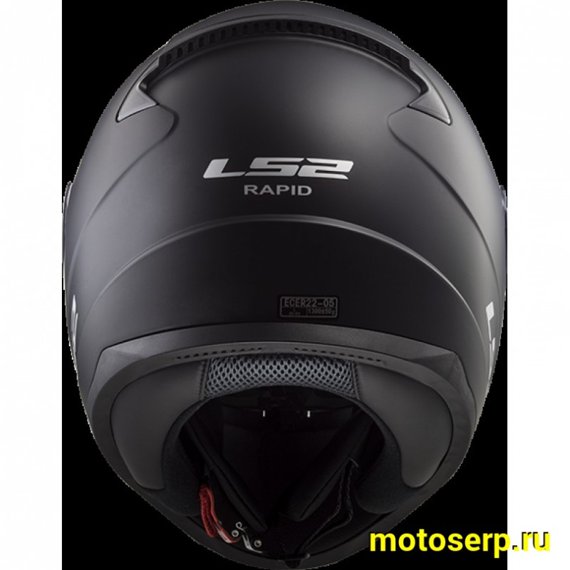 Купить  Шлем закрытый LS2 FF353 RAPID single mono GLOSS BLACK (XL) интеграл (шт) (LS2 купить с доставкой по Москве и России, цена, технические характеристики, комплектация фото  - motoserp.ru