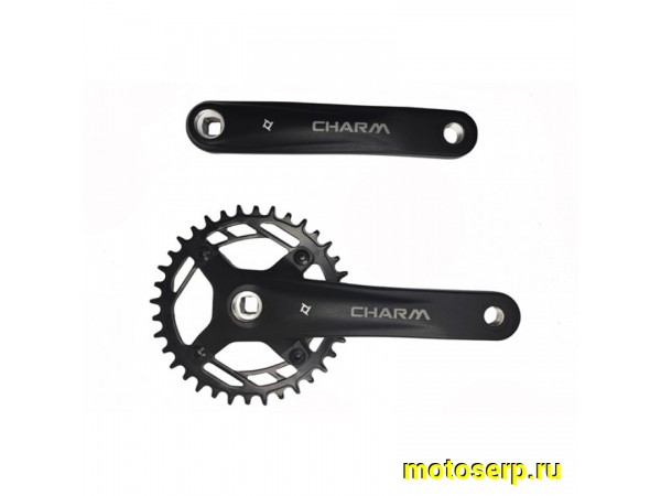 Купить  Шатуны 1 зв. на квадрате. Алюм. 36 зуб. CHARM Prowheel разборный Вело (пар) (Золотник 3012602-51 (Ряб (з) купить с доставкой по Москве и России, цена, технические характеристики, комплектация фото  - motoserp.ru