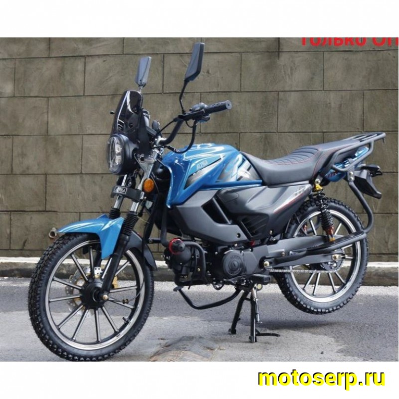 Купить  Мопед Millenium Alpha RS12 Champ  4Т; 50cc; колеса 17"литые; 4пер, эл. старт; бак 12л, легкая усиленная рама (шт) 01250 (ТехМаркет купить с доставкой по Москве и России, цена, технические характеристики, комплектация фото  - motoserp.ru