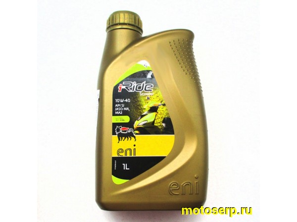 Купить  Масло ENI 4Т i-Ride Scooter 10W40  п/синт.1л (шт)  (Шате-м 150796 купить с доставкой по Москве и России, цена, технические характеристики, комплектация фото  - motoserp.ru