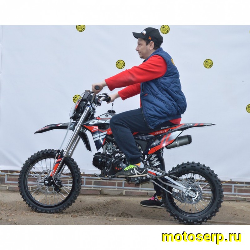 Купить  Питбайк BSE PH 125 AK47 Red 17/14", Мех, эл.ст (шт) купить с доставкой по Москве и России, цена, технические характеристики, комплектация фото  - motoserp.ru