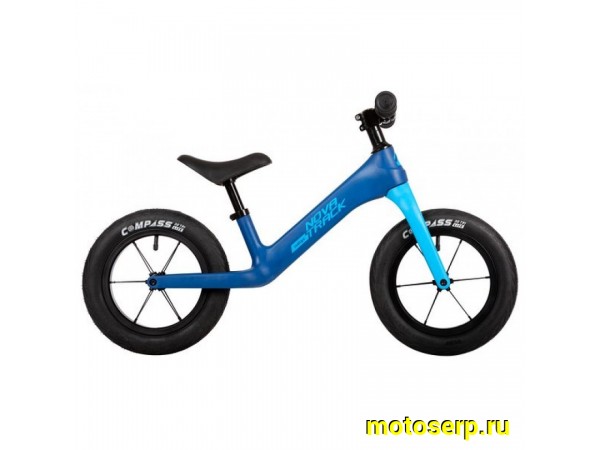 Купить  Беговел NOVATRACK INDIGO (Новатрек Индиго) 12"; рама-нейлон (шт)  купить с доставкой по Москве и России, цена, технические характеристики, комплектация фото  - motoserp.ru