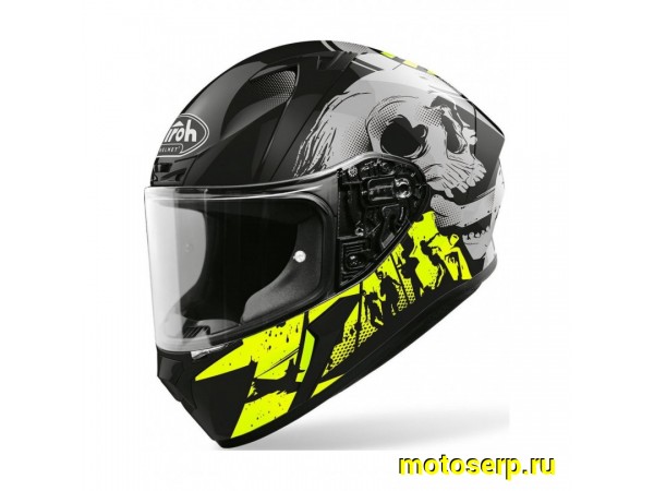 Купить  Шлем закрытый интеграл AIROH VALOR AKUNA YELLOW GLOSS (L) (шт) (AIROH купить с доставкой по Москве и России, цена, технические характеристики, комплектация фото  - motoserp.ru