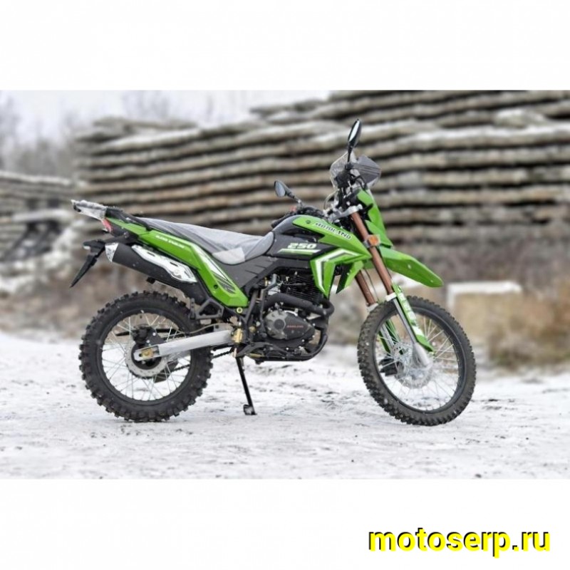 Купить  Мотоцикл внедорожный Motoland GL250 ENDURO (172FMM-5/PR250) (XL250-В) зеленый (шт) (ML 20007 (0 купить с доставкой по Москве и России, цена, технические характеристики, комплектация фото  - motoserp.ru