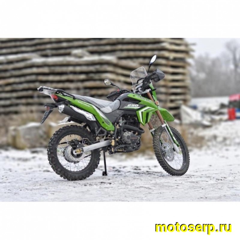 Купить  Мотоцикл внедорожный Motoland GL250 ENDURO (172FMM-5/PR250) (XL250-В) зеленый (шт) (ML 20007 (0 купить с доставкой по Москве и России, цена, технические характеристики, комплектация фото  - motoserp.ru