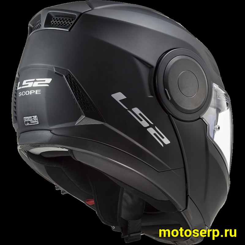Купить  Шлем трансформер (модуляр) LS2 FF902 SCOPE SOLID Matt Black M (шт) (LS2 купить с доставкой по Москве и России, цена, технические характеристики, комплектация фото  - motoserp.ru