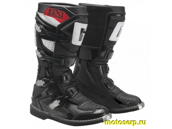 Купить  Мотоботы кросс. GAERNE GX-1  (защ. голени), черный р-р 46" (Ч/З) (пар) (SM 953-6926 купить с доставкой по Москве и России, цена, технические характеристики, комплектация фото  - motoserp.ru