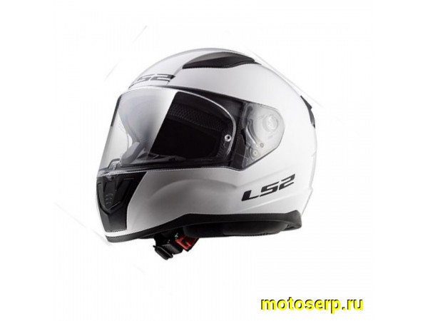 Купить  Шлем закрытый LS2 FF353 RAPID single mono GLOSS WHITE (XL) интеграл (шт) (LS2 купить с доставкой по Москве и России, цена, технические характеристики, комплектация фото  - motoserp.ru