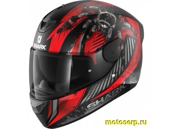 Купить  Шлем закрытый интеграл SHARK D-SKWAL 2 ATRAXX Matt-KRA (L) (шт) (SHARK HE4059E купить с доставкой по Москве и России, цена, технические характеристики, комплектация фото  - motoserp.ru
