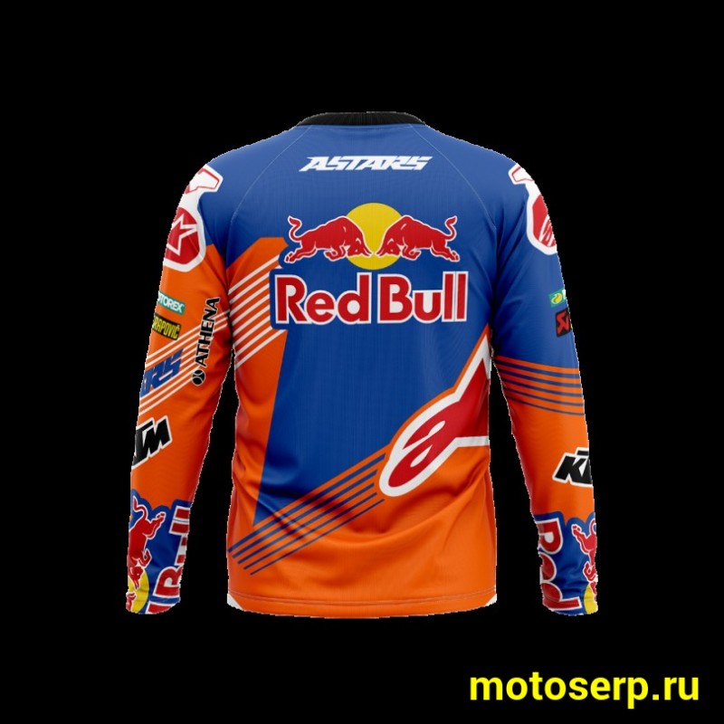Купить  Джерси (футболка для мотокросса) V-RUS AlpineStars KTM (цвет: Red Bull (синий) (XL) (шт) (МотоЯ купить с доставкой по Москве и России, цена, технические характеристики, комплектация фото  - motoserp.ru