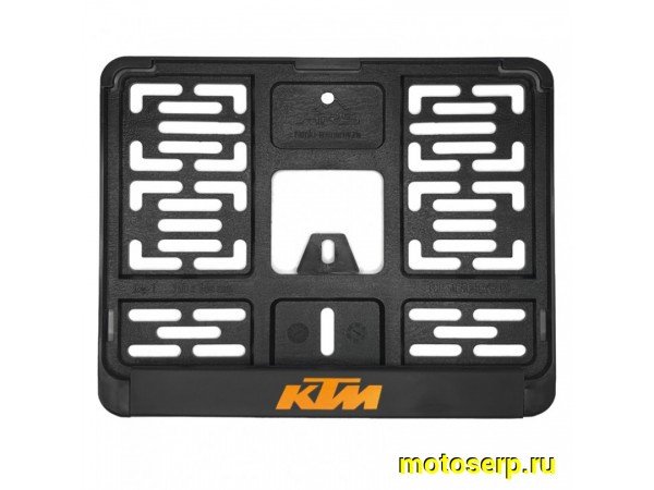 Купить  Держатель (рамка) заднего номера МОТО (19х14,5) пластик "KTM" нового образца (шт) (МК MRN035 купить с доставкой по Москве и России, цена, технические характеристики, комплектация фото  - motoserp.ru
