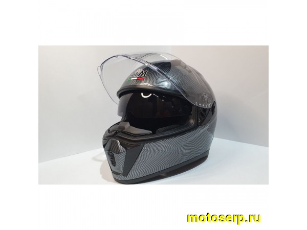 Купить  Шлем закрытый AiM JK320 Carbon L (шт) (AIM 320-021-L купить с доставкой по Москве и России, цена, технические характеристики, комплектация фото  - motoserp.ru