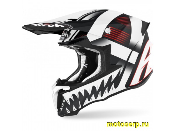 Купить  Шлем Кросс AIROH Twist 2.0 MASK Matt (Матовый) (XL) (шт) (AIROH TW2M35 купить с доставкой по Москве и России, цена, технические характеристики, комплектация фото  - motoserp.ru