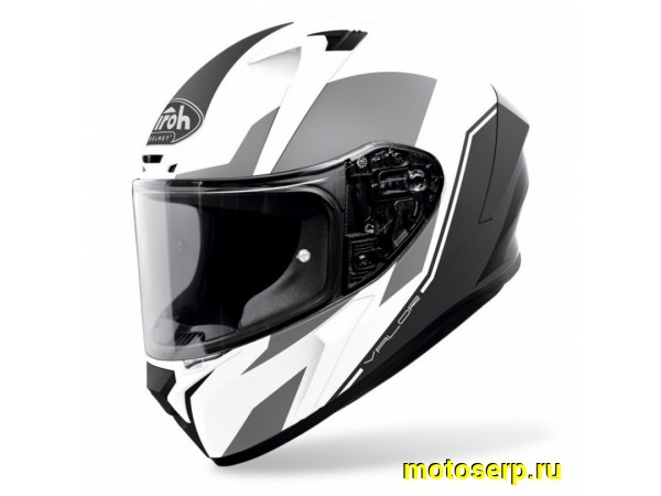 Купить  Шлем закрытый интеграл AIROH VALOR WINGS WHITE MATT (S) (шт) (AIROH купить с доставкой по Москве и России, цена, технические характеристики, комплектация фото  - motoserp.ru
