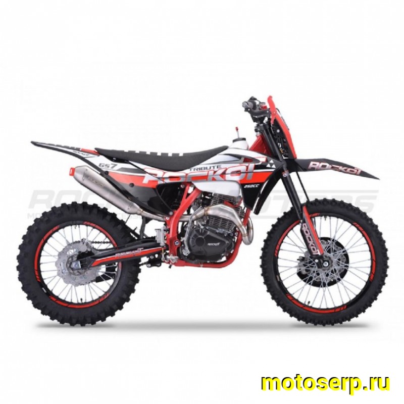 Купить  Мотоцикл Кросс/Эндуро ROCKOT GS 7 Tribute (250cc, 172FMM-5 (PR250), 21/18) (шт) (ROCKOT купить с доставкой по Москве и России, цена, технические характеристики, комплектация фото  - motoserp.ru