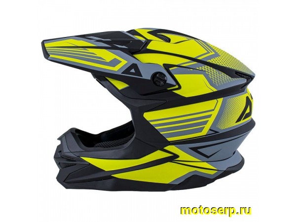 Купить  Шлем Кросс Ataki JK801A Legacy желтый/серый матовый р-р XL  (шт)  (SM 941-5725 купить с доставкой по Москве и России, цена, технические характеристики, комплектация фото  - motoserp.ru