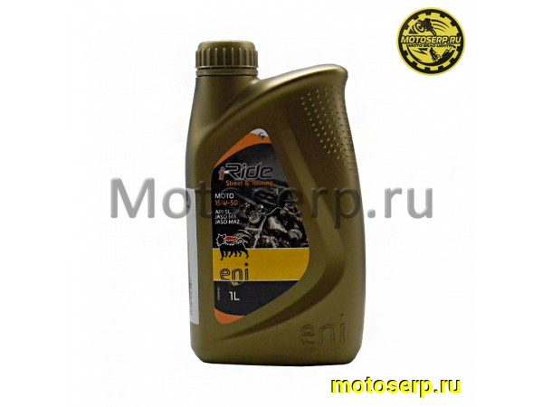 Купить  Масло ENI 4Т i-Ride moto 15W50  п/синт.1л (шт)  (Шате-м 115996 купить с доставкой по Москве и России, цена, технические характеристики, комплектация фото  - motoserp.ru