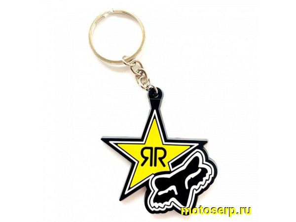 Купить  Брелок резиновый  "RockStar fox " (шт) (МК BMS 021 купить с доставкой по Москве и России, цена, технические характеристики, комплектация фото  - motoserp.ru