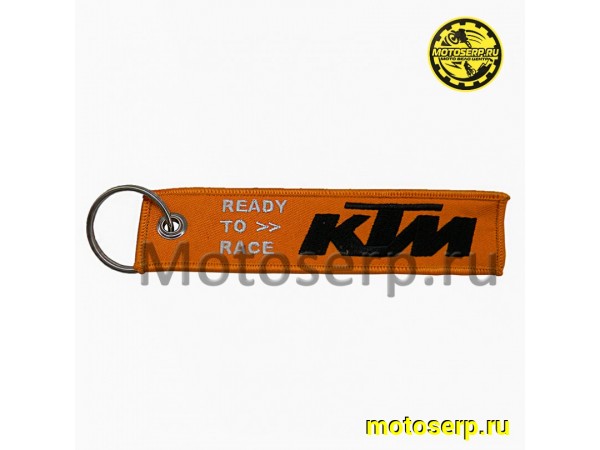Купить  Брелок тканевый  "KTM" черный/оранжевый (шт) (МК BMV 015 купить с доставкой по Москве и России, цена, технические характеристики, комплектация фото  - motoserp.ru
