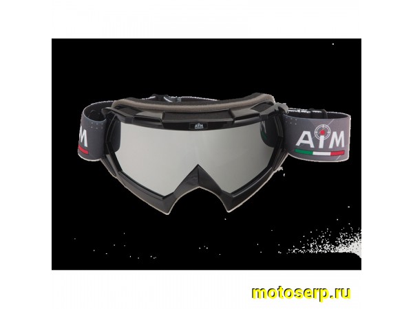 Купить  Очки мото Кросс AiM 157-100 Black Glossy PRO (шт) (AIM 157-100 купить с доставкой по Москве и России, цена, технические характеристики, комплектация фото  - motoserp.ru