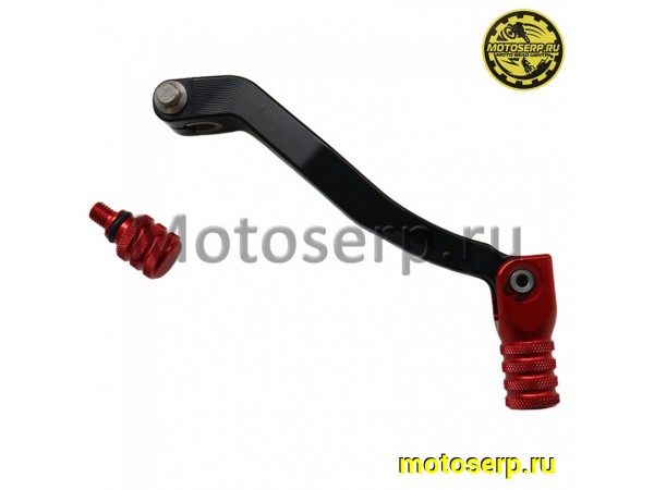 Купить  Ножка (лапка, рычаг, педаль) переключения "OTOM" (красный) (шт) (Кокурин купить с доставкой по Москве и России, цена, технические характеристики, комплектация фото  - motoserp.ru