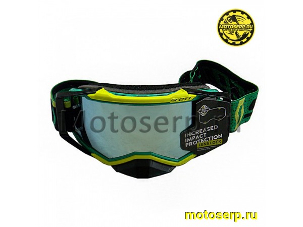 Купить  Очки мото Кросс Scott Prospect Cross Green/Black (шт) (Кокурин купить с доставкой по Москве и России, цена, технические характеристики, комплектация фото  - motoserp.ru