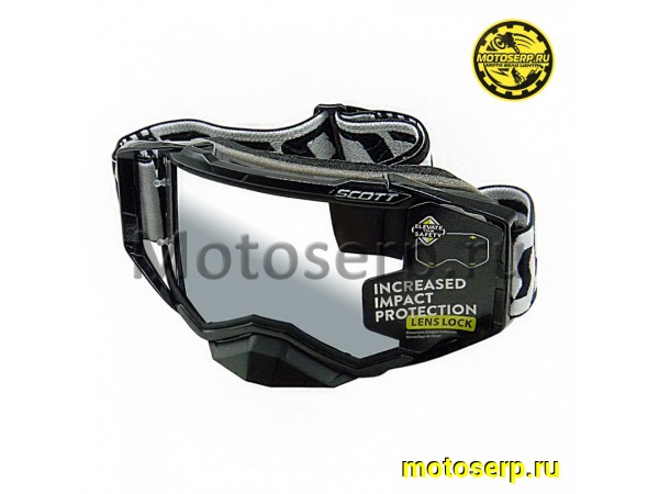 Купить  Очки мото Кросс Scott Prospect Dark Black/White (шт) (Кокурин купить с доставкой по Москве и России, цена, технические характеристики, комплектация фото  - motoserp.ru