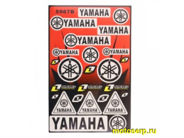 Купить  Наклейки (набор) YAMAHA (43x28см) (шт) (MT купить с доставкой по Москве и России, цена, технические характеристики, комплектация фото  - motoserp.ru