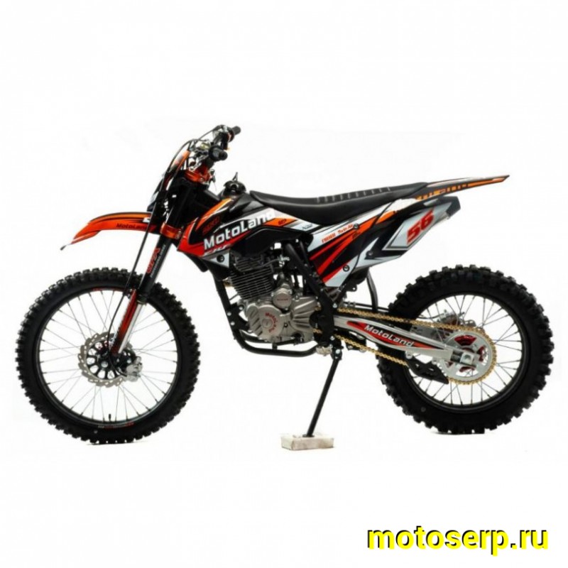 Купить  Мотоцикл Кросс/Эндуро Motoland 250 CRF (спортинв), 21/18,  250сс, 172FMM, 4 такт.,5 перед.,диск. торм. оранжевый (шт) (ML 19907   (0 купить с доставкой по Москве и России, цена, технические характеристики, комплектация фото  - motoserp.ru