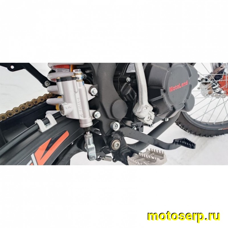 Купить  Мотоцикл Кросс/Эндуро Motoland 250 CRF (спортинв), 21/18,  250сс, 172FMM, 4 такт.,5 перед.,диск. торм. оранжевый (шт) (ML 19907   (0 купить с доставкой по Москве и России, цена, технические характеристики, комплектация фото  - motoserp.ru