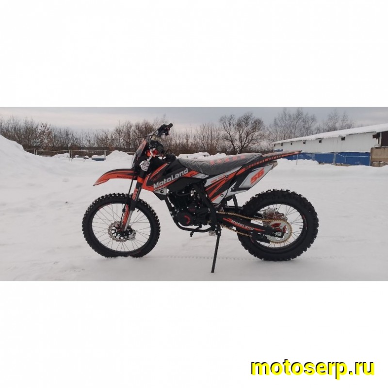 Купить  Мотоцикл Кросс/Эндуро Motoland 250 CRF (спортинв), 21/18,  250сс, 172FMM, 4 такт.,5 перед.,диск. торм. оранжевый (шт) (ML 19907   (0 купить с доставкой по Москве и России, цена, технические характеристики, комплектация фото  - motoserp.ru