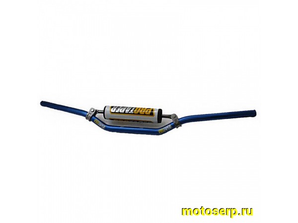 Купить  Руль 22мм #1 с перекладиной+защита синий (шт) (ML 11631  купить с доставкой по Москве и России, цена, технические характеристики, комплектация фото  - motoserp.ru
