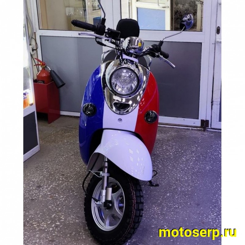Купить  Скутер VMC RETRO с кофром (Венто Ретро) 50cc; 1,5 местный, 4Т, возд. охлажд., диск/барабан, кол. 10"/10"(шт) 01500 (Vento  купить с доставкой по Москве и России, цена, технические характеристики, комплектация фото  - motoserp.ru