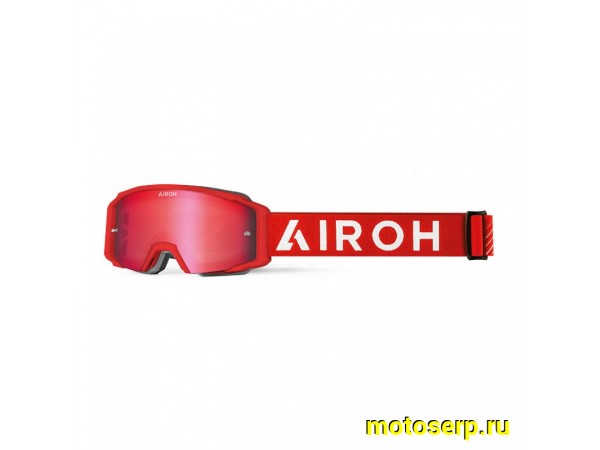 Купить  Очки мото Кросс AIROH GOGGLE BLAST XR1 GBXR108 RED MATT (красный матовый) (шт) (AIROH GBXR купить с доставкой по Москве и России, цена, технические характеристики, комплектация фото  - motoserp.ru