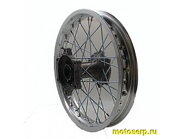 Купить  Колесо 16" заднее (диск колеса) спицованное 1.85-16" (ось 25мм) BSE J1, J2 и др. (шт) (Велос 30.409.1020 купить с доставкой по Москве и России, цена, технические характеристики, комплектация фото  - motoserp.ru