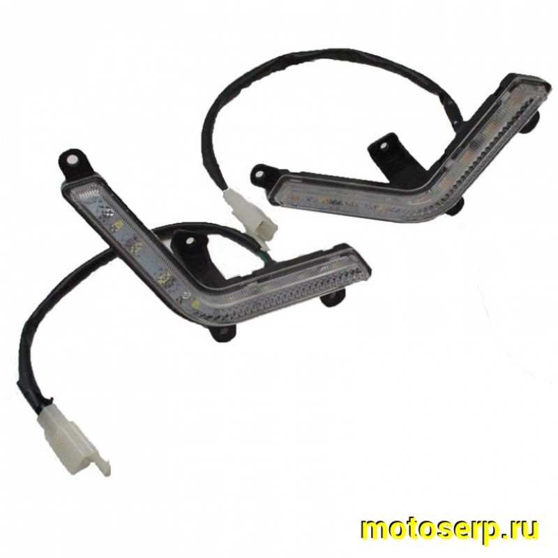 Купить  Поворотник передний YACOTA WARRIOR 200 PRO/ALL ROAD X/TaoTao Warrior 200 LUX правый (реснички) (пар)  (ТехМаркет купить с доставкой по Москве и России, цена, технические характеристики, комплектация фото  - motoserp.ru