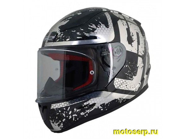 Купить  Шлем закрытый LS2 FF353 RAPID SPY MATT BLASK SILVER (S) интеграл (шт) (LS2 купить с доставкой по Москве и России, цена, технические характеристики, комплектация фото  - motoserp.ru