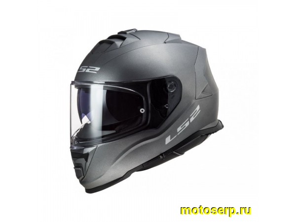 Купить  Шлем закрытый LS2 FF800 STORM solid Matt Titanium (XXL) интеграл (шт) (LS2 купить с доставкой по Москве и России, цена, технические характеристики, комплектация фото  - motoserp.ru