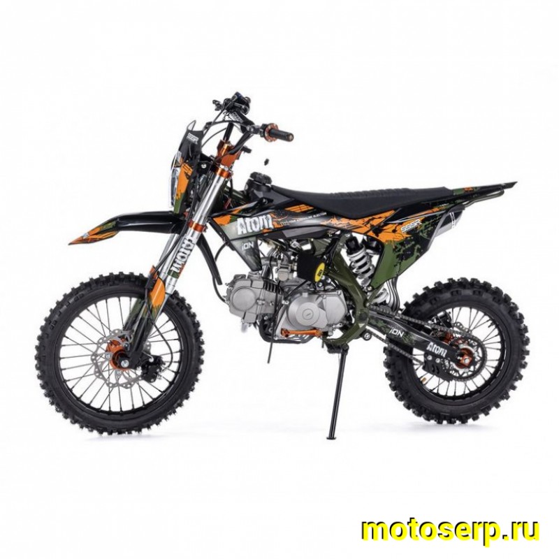 Купить  Питбайк SSSR ATOM ION 125 Green Khaki (шт) купить с доставкой по Москве и России, цена, технические характеристики, комплектация фото  - motoserp.ru