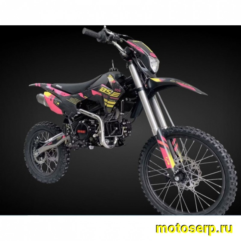 Купить  Питбайк BSE PH 150 19/16 AK47 Yellow 150сс, Мех, эл.ст (шт) купить с доставкой по Москве и России, цена, технические характеристики, комплектация фото  - motoserp.ru