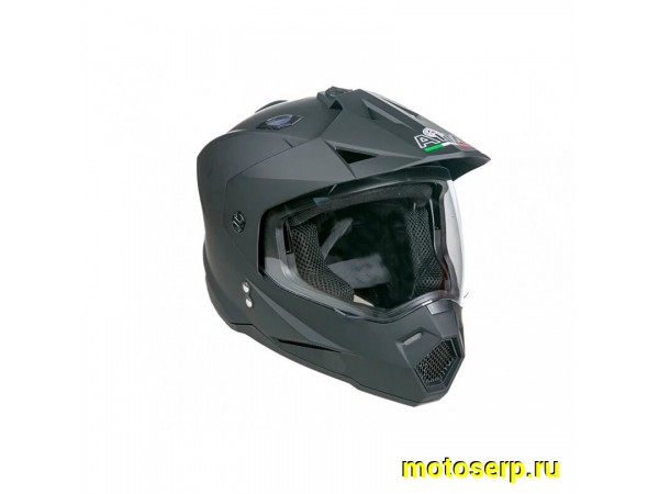 Купить  Шлем Кросс (Детский) AiM JK802Y (мотард) черный матовый YL (шт) (AIM 802Y-008-YL купить с доставкой по Москве и России, цена, технические характеристики, комплектация фото  - motoserp.ru