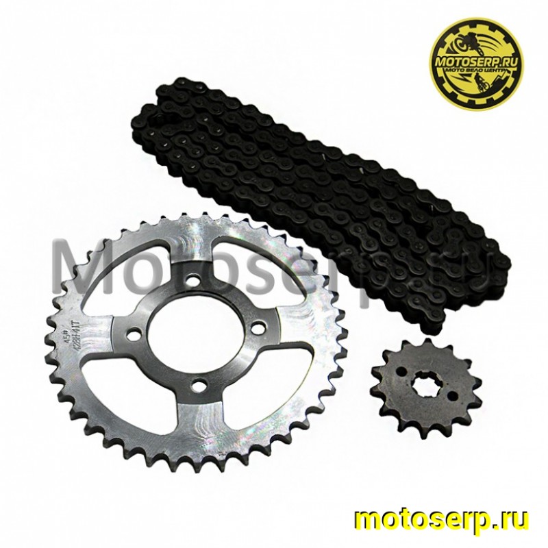 Купить  Звезды трансмиссии (428-14T D-17mm) (428-41T D-54mm, 4х50mm) цепь 116зв. (комп) (MT Z-409 купить с доставкой по Москве и России, цена, технические характеристики, комплектация фото  - motoserp.ru