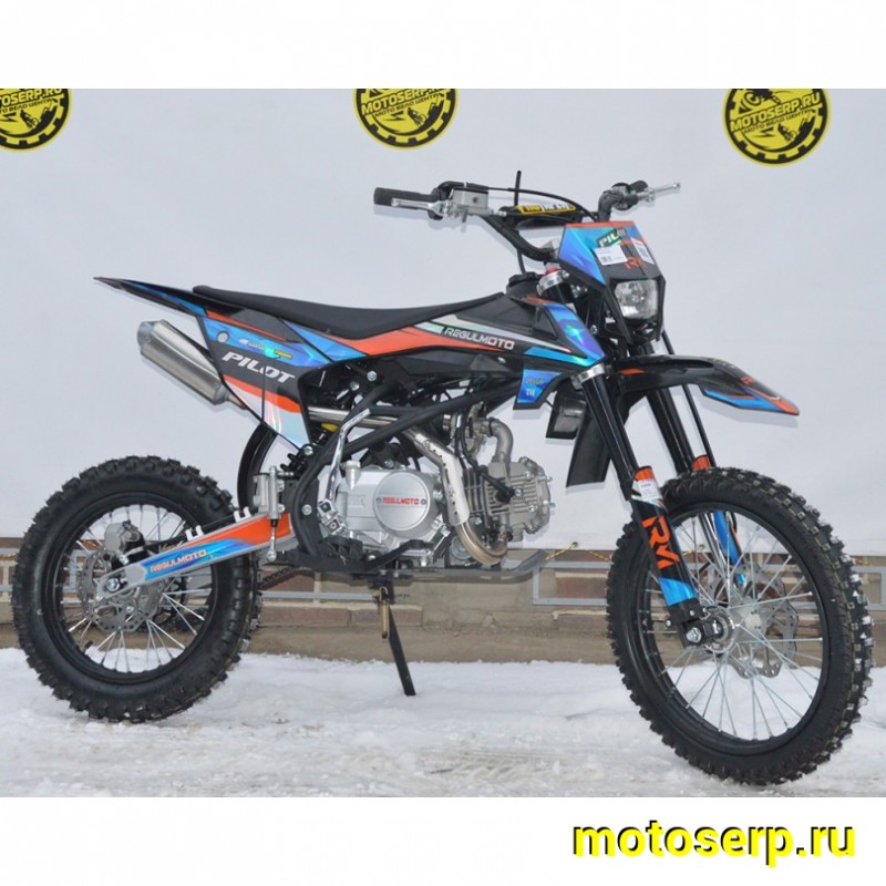 Купить  Питбайк Regulmoto PILOT EM 125 17/14 (спортинв) (шт) купить с доставкой по Москве и России, цена, технические характеристики, комплектация фото  - motoserp.ru