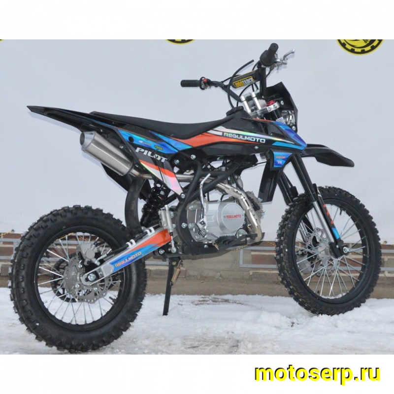 Купить  Питбайк Regulmoto PILOT EM 125 17/14 (спортинв) (шт) купить с доставкой по Москве и России, цена, технические характеристики, комплектация фото  - motoserp.ru