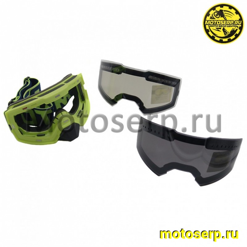 Купить  Очки мото Кросс Radien goggles снегоходные/ATV зимние (быстросменная магнитная линза с двойным стеклом) LYNX (реплика) черные (шт) (Кокурин купить с доставкой по Москве и России, цена, технические характеристики, комплектация фото  - motoserp.ru