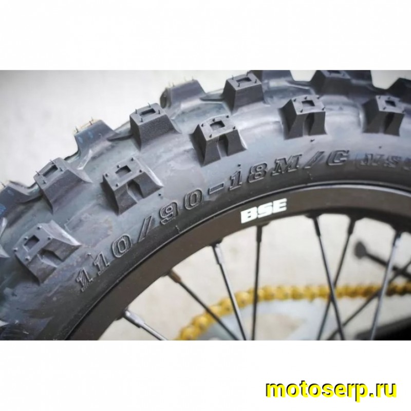 Купить  Мотоцикл Кросс/Эндуро BSE T5 Yellow Twister (шт)   купить с доставкой по Москве и России, цена, технические характеристики, комплектация фото  - motoserp.ru
