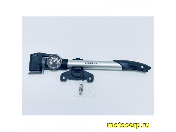 Купить  Насос Lorak под авто/Presta, телескопический с манометром Вело (шт) (Ряб купить с доставкой по Москве и России, цена, технические характеристики, комплектация фото  - motoserp.ru
