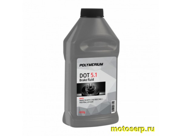 Купить  Тормозная жидкость POLYMERIUM DOT 5.1 450g (шт) (plmdot51045 JP  купить с доставкой по Москве и России, цена, технические характеристики, комплектация фото  - motoserp.ru