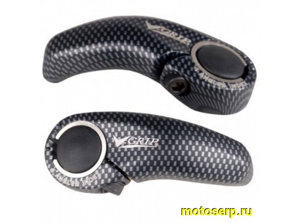 Купить  Рога на руль карбон V-GRIP V-BE!C Вело (пар) (БАЙКОМ 8021 купить с доставкой по Москве и России, цена, технические характеристики, комплектация фото  - motoserp.ru